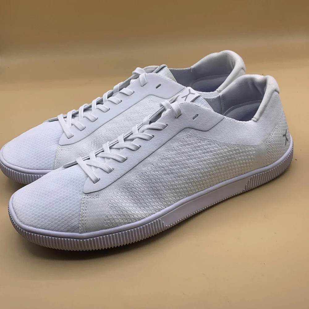 FLUX Adapt Trainer Men's White Sneakers - Size US 12